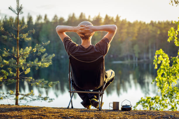 Person practicing self-care for burnout
