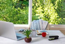 Mental health habits peaceful scene