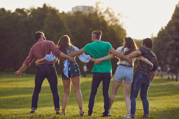 How to maintain strong friendships with a group hug