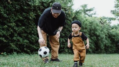 Gentle parenting moment with parent and child