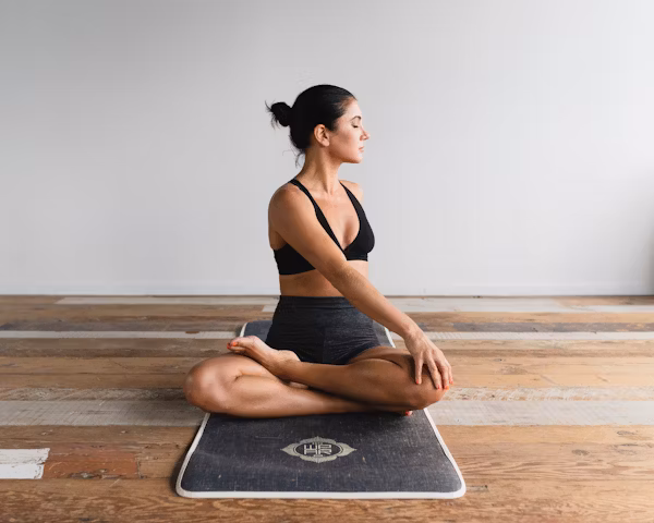 Stress relief before workout stretching