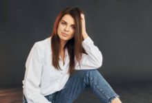 Stylish on a budget fashion with thrifted outfit