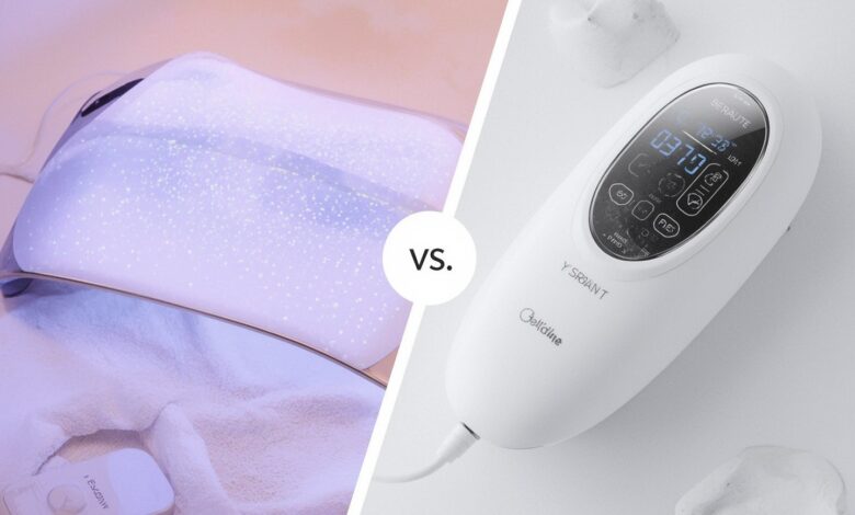 LED Light Therapy Mask and Microcurrent Facial Device comparison