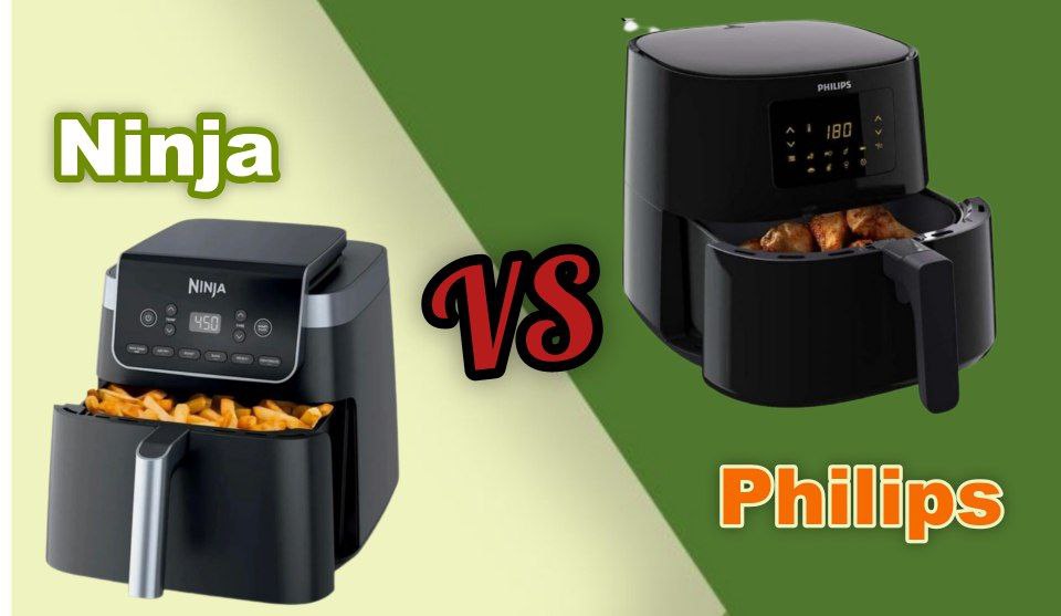 Ninja and Philips air fryers side by side - which one will you choose?